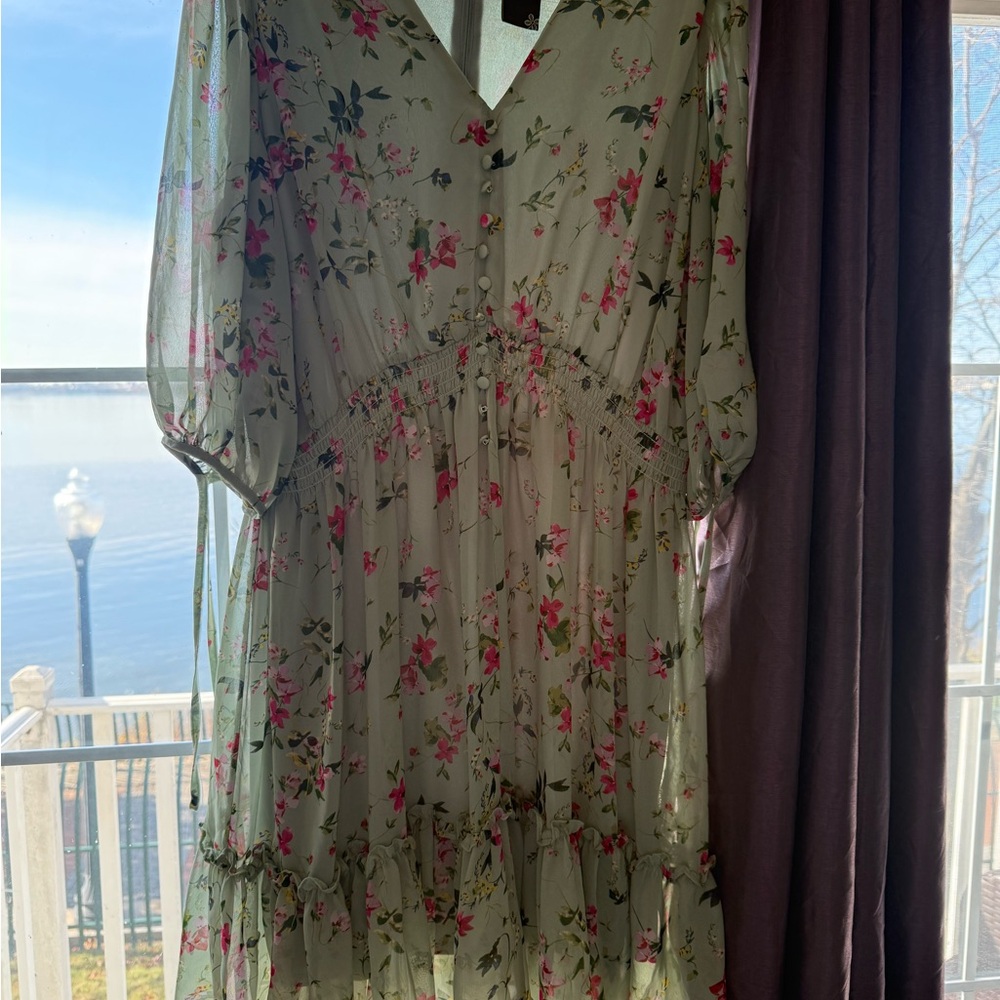 Taylor Floral Long Sleeve Dress
